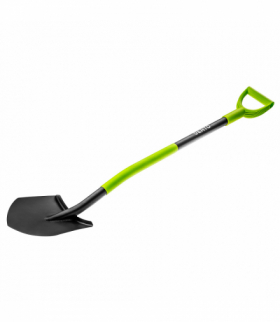 Szpadel ostry, metalowy trzonek, plastikowy uchwyt GTX VERTO 15G010
