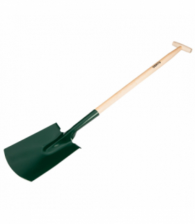 Szpadel prosty, drewniany trzonek, uchwyt "T", amerykanin GTX VERTO 15G026