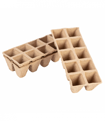 Rozsadniki torfowe małe (2x5 otworów) 22 x 8.5 x 5.5 cm,10 sztuk GTX VERTO 15G466