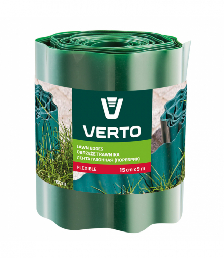 Obrzeże do trawników 15 cm x 9 m, zielone GTX VERTO 15G511