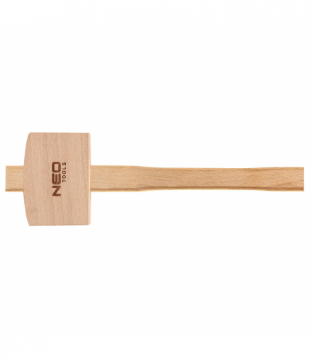 Młotek drewniany 300g, 100x70x46 mm, długość 320 mm GTX NEO Tools 25-076