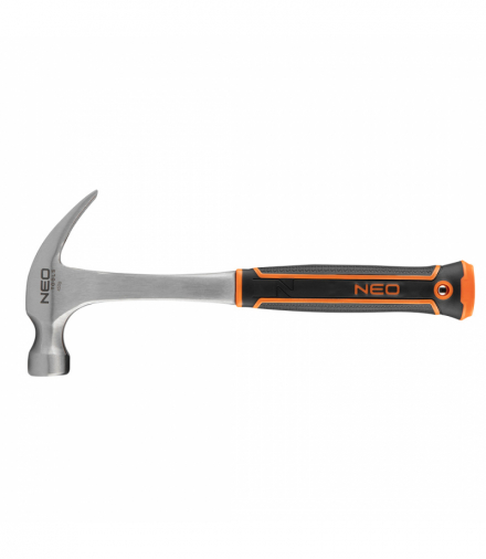 Młotek stolarski 450 g, monolityczna konstrukcja GTX NEO Tools 25-103