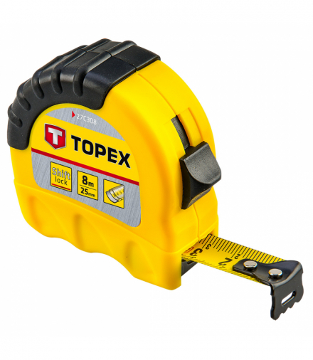 Miara zwijana stalowa 8 m x 25 mm GTX TOPEX 27C308