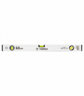 Poziomnica aluminiowa anodowana 60 cm, 3 libelle GTX TOPEX 29C302