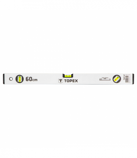 Poziomnica aluminiowa anodowana 60 cm, 3 libelle GTX TOPEX 29C302