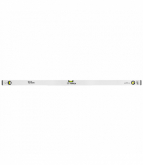 Poziomnica aluminiowa anodowana 120 cm, 3 libelle GTX TOPEX 29C305