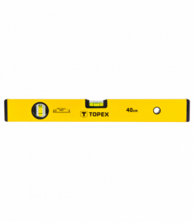Poziomnica aluminiowa typ 500, 40 cm, 2 libelle GTX TOPEX 29C501