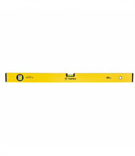 Poziomnica aluminiowa typ 500, 60 cm, 2 libelle GTX TOPEX 29C502