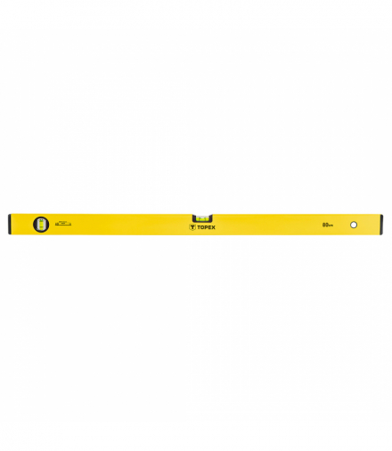 Poziomnica aluminiowa typ 500, 80 cm, 2 libelle GTX TOPEX 29C503