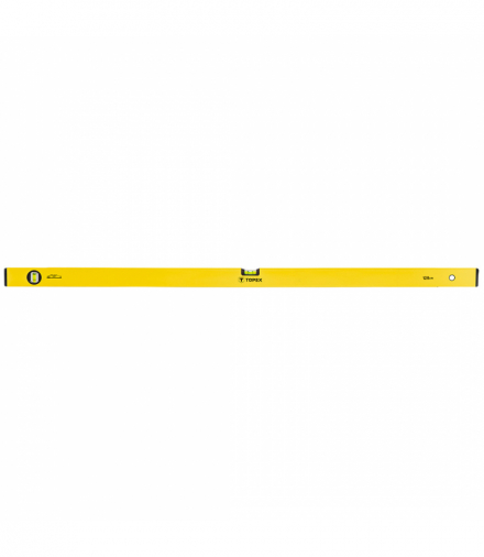 Poziomnica aluminiowa typ 500, 120 cm, 2 libelle GTX TOPEX 29C505