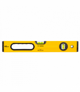 Poziomnica aluminiowa typ 600, 40 cm, 2 libelle GTX TOPEX 29C601