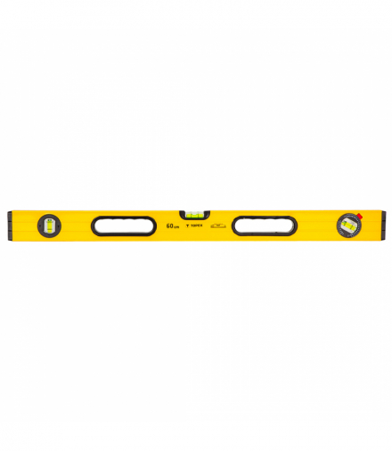 Poziomnica aluminiowa typ 600, 60 cm, 3 libelle GTX TOPEX 29C602