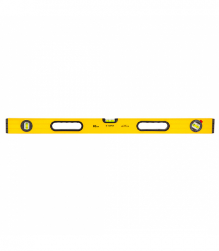 Poziomnica aluminiowa typ 600, 80 cm, 3 libelle GTX TOPEX 29C603