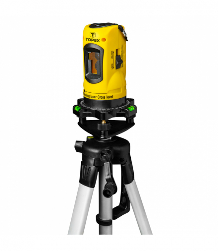 Poziomnica laserowa samopoziomująca, statyw GTX TOPEX 29C909