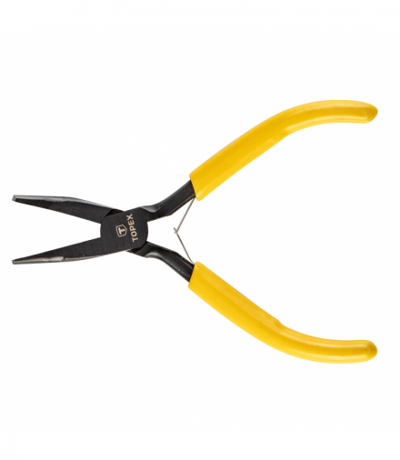 Szczypce precyzyjne wydłużone wygięte 125 mm GTX TOPEX 32D033