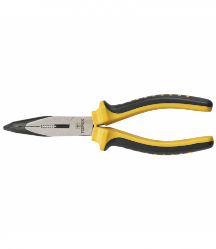 Szczypce wydłużone wygięte 160 mm GTX TOPEX 32D103