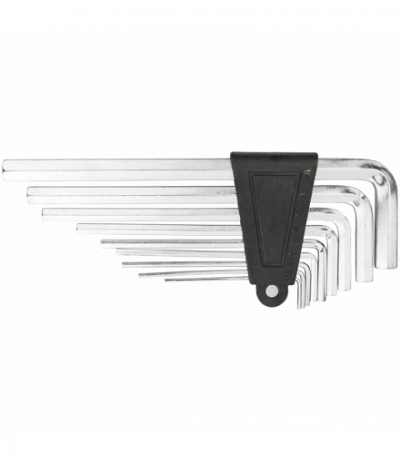 Klucze sześciokątne 1.5-10 mm (długie), zestaw 9 szt. GTX Top Tools 35D051