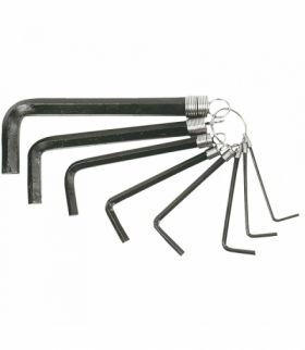 Klucze sześciokątne 2.0-10 mm, zestaw 8 szt. GTX Top Tools 35D055