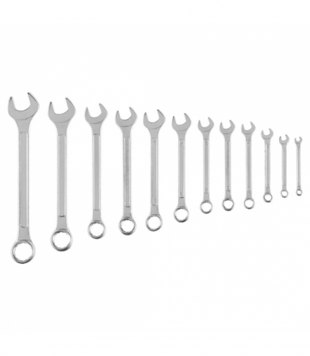 Klucze płasko-oczkowe 6-22 mm, zestaw 12 szt. GTX Top Tools 35D357