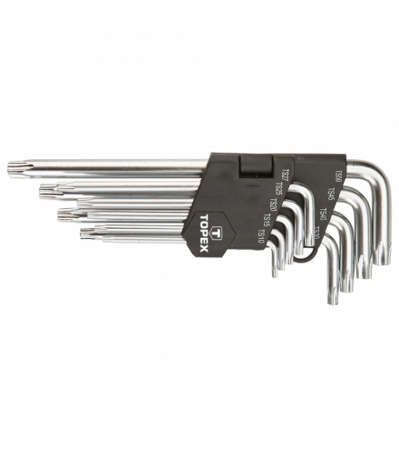 Klucze pięciokątne TS10-50, zestaw 9 szt. GTX TOPEX 35D951