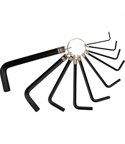 Klucze sześciokątne 1.5-10 mm, zestaw 10 szt. GTX TOPEX 35D954