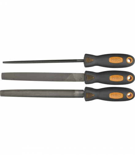 Pilniki do metalu, zestaw 3 szt. GTX NEO Tools 37-605