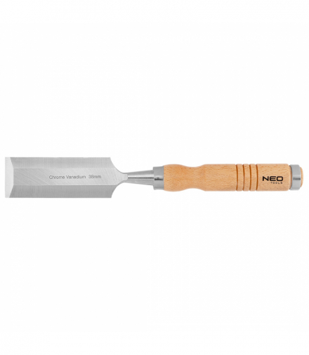 Dłuto 38 mm, CRV, uchwyt drewniany GTX NEO Tools 37-838