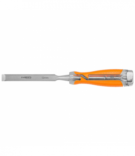 Dłuto 12 mm, CRV, uchwyt dwukomponentowy GTX NEO Tools 37-912