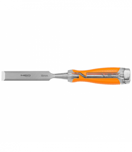 Dłuto 18 mm, CRV, uchwyt dwukomponentowy GTX NEO Tools 37-918