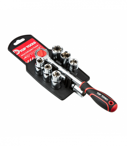 Klucze nasadowe 1/2", zestaw 8 szt. GTX Top Tools 38D143