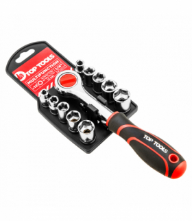 Klucze nasadowe 1/4", zestaw 12 szt. GTX Top Tools 38D147