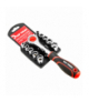 Klucze nasadowe 1/4", zestaw 12 szt. GTX Top Tools 38D147