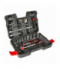 Zestaw kluczy nasadowych 1/4", 1/2", 53 szt. GTX Top Tools 38D530