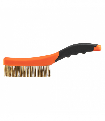 Szczotka druciana, drut mosiężny, 4x16 rzędów GTX NEO Tools 39-030