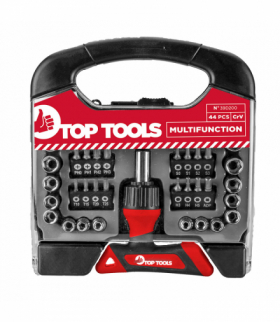 Końcówki wkrętakowe z uchwytem 44 szt. GTX Top Tools 39D200
