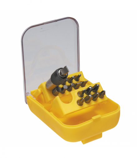 Końcówki wkrętakowe z uchwytem, zestaw 18 szt. GTX TOPEX 39D363