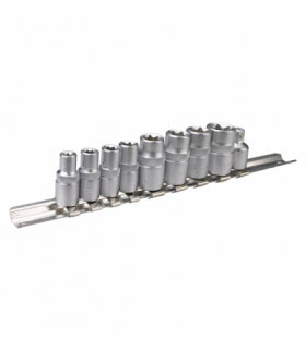 Nasadki Torx 1/4", 3/8", zestaw 9 szt. GTX TOPEX 39D375