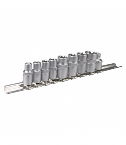 Nasadki Torx 1/4", 3/8", zestaw 9 szt. GTX TOPEX 39D375