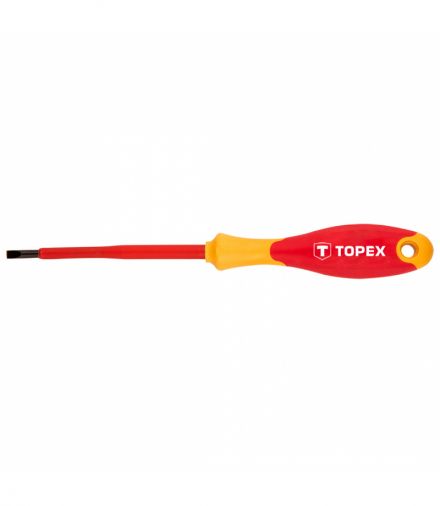 Wkrętak płaski 1000V, 4.0 x 100 mm, CrMo GTX TOPEX 39D472