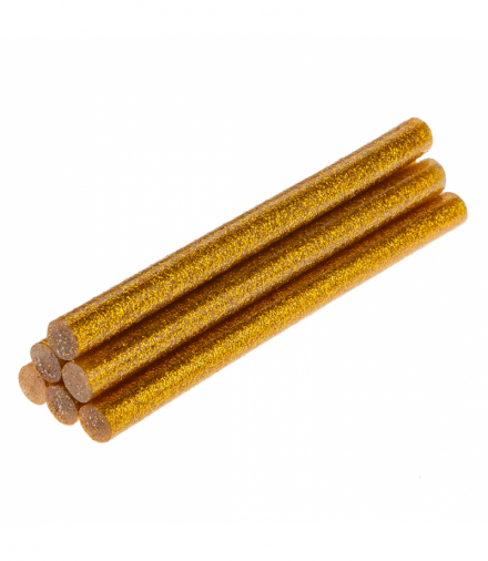 Wkłady klejowe 8 mm, brokatowe złote, 6 szt. GTX TOPEX 42E181