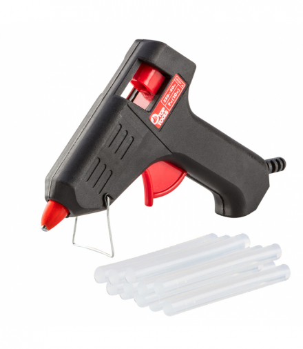 Pistolet klejowy 8 mm + gratis wkłady klejowe GTX Top Tools 42E581+G
