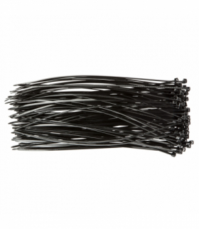 Opaski zaciskowe 2.5 x 200 mm, 100 szt., czarne GTX TOPEX 44E972