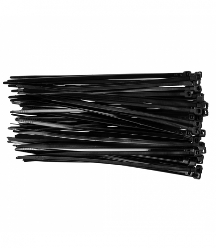 Opaski zaciskowe 4.8 x 200 mm, 75 szt., czarne GTX TOPEX 44E978