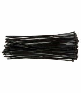 Opaski zaciskowe 4.8 x 300 mm, 75 szt., czarne GTX TOPEX 44E980