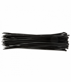 Opaski zaciskowe 4.8 x 370 mm, 75 szt., czarne GTX TOPEX 44E982