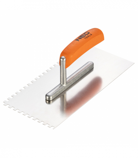 Paca z zębami, 270 x 128 mm, ząb 6 x 6 x 6 mm, uchwyt drewniany GTX NEO Tools 50-162