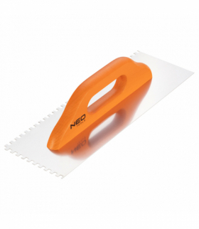 Paca z zębami, 380 x 128 mm, ząb 6 x 6 x 6 mm, uchwyt drewniany GTX NEO Tools 50-172