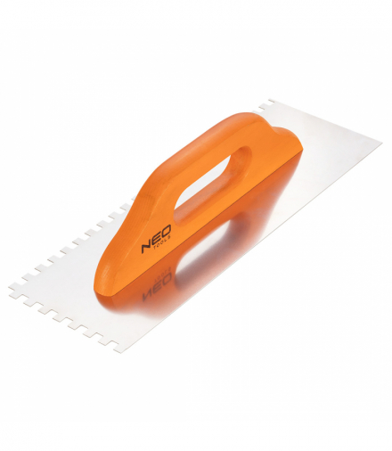 Paca z zębami, 380 x 128 mm, ząb 8 x 8 x 8 mm, uchwyt drewniany GTX NEO Tools 50-173