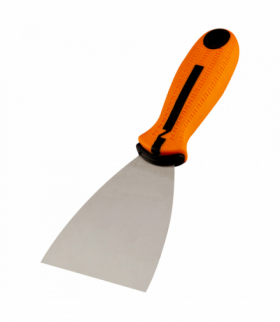 Szpachla malarska 75 mm, stal nierdzewna, dwukomponentowy uchwyt GTX NEO Tools 50-355