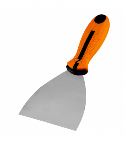 Szpachla malarska 100 mm, stal nierdzewna, dwukomponentowy uchwyt GTX NEO Tools 50-356